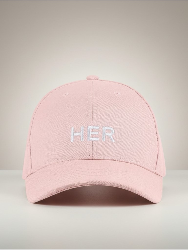 Burberry Her Cap Pink Adjustable Hat Gwp New